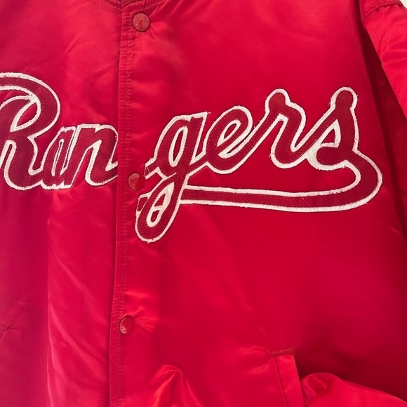 MLB Texas Rangers vintage Starter jacket retro 90s 80s XL Correa Seagar Seager - Picture 3 of 13